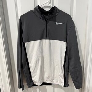 Nike Men's Performance Jacket in Charcoal and Ivory
